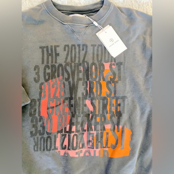 NWT Anine Bing Ramona sweatshirt size S - Picture 6 of 7